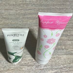PoshBottle Hand & Body Cream and Grapefruit Peppermint Foot Therapy Lotion